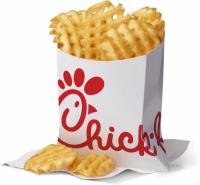 Chick-Fil-A Medium Waffle Potato Fries with Moo Game