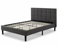 Zinus Lottie Upholstered Queen Bed Frame