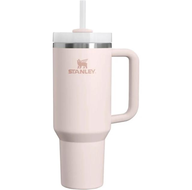 Stanley Quencher H2.0 Tumbler in Rose Quartz