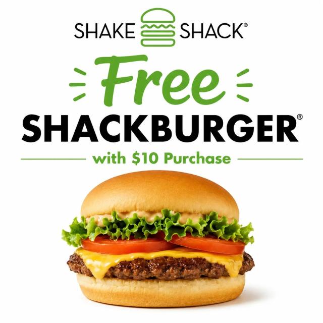 Shake Shack ShackBurger with Purchase