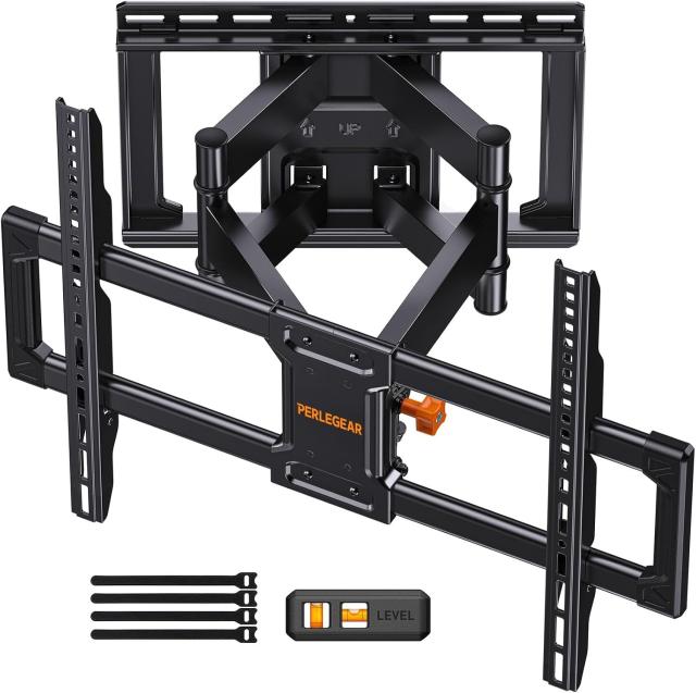 Perlegear UL Listed Full Motion TV Wall Mount