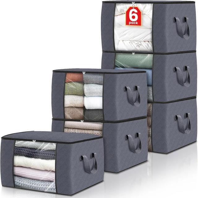 Fab Totes Storage Bags 6 Pack