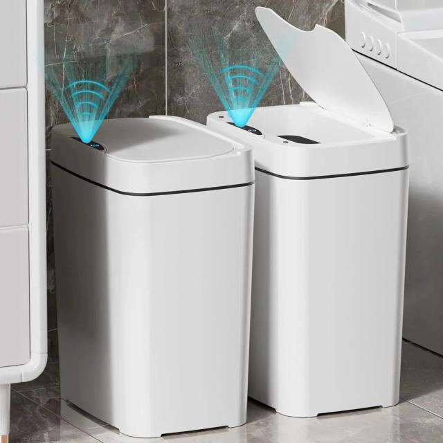 Vanpopubs Bathroom Automatic Trashcan 2 Pack