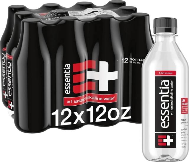 Essentia Ionized Alkaline Water 12oz 12 Pack