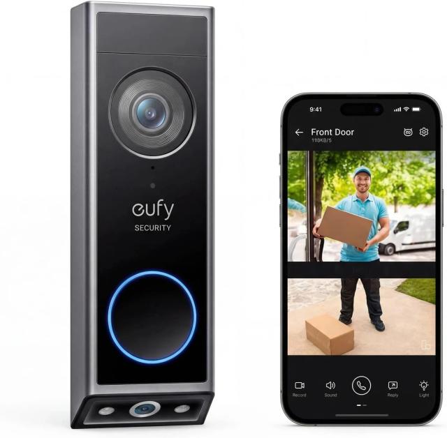 eufy Security Video Doorbell E340 Dual Camera