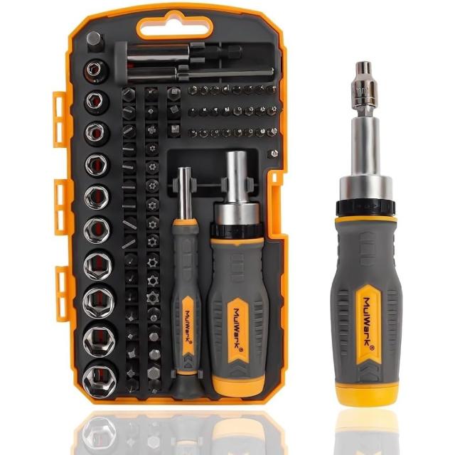 Mulwark Screwdriver Bit Set and Socket Kit