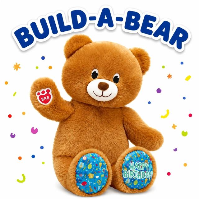Build-A-Bear Birthday Bear Pay Your Age During Your Birthday Month
