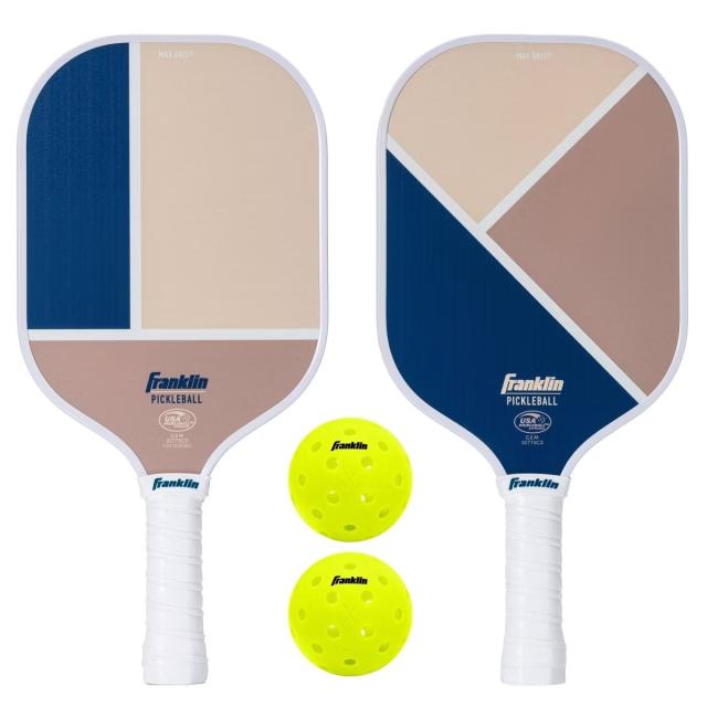 Franklin Sports 2 Player Poly Paddle Pickleball Set