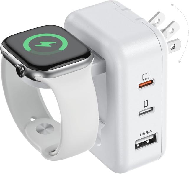 Tinetton 100w 4-in-1 USB-C Charger with Apple Watch Charging