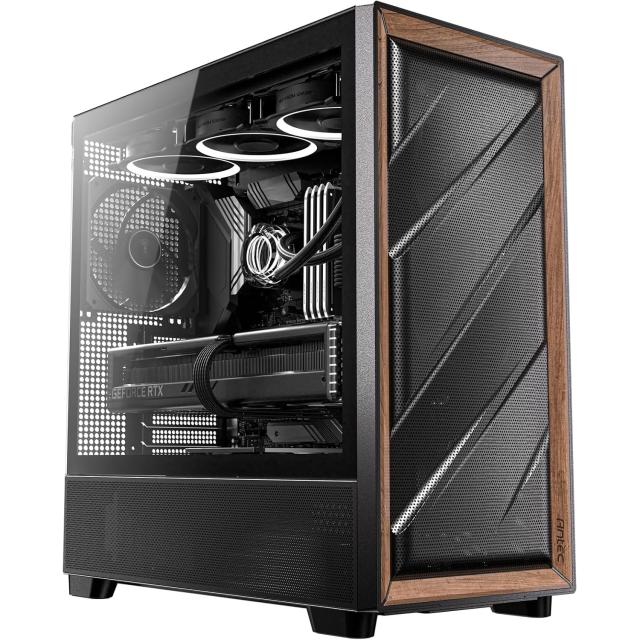 Antec Flux Wood Mid-Tower E-ATX PC Case