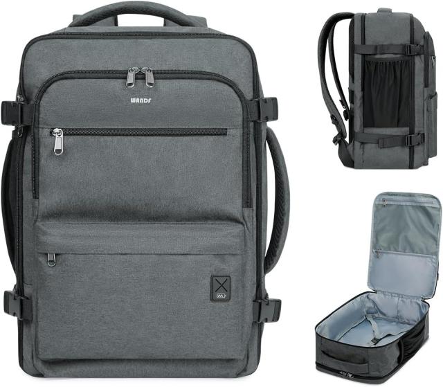 Wandf Personal Item Travel Bag Laptop Backpack