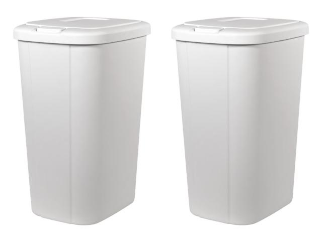 Hefty 13G Touch Lid Trash Can 2 Pack