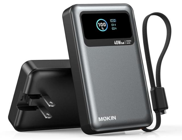 Mokin 10000mAh 40w USB-C Power Bank Charger