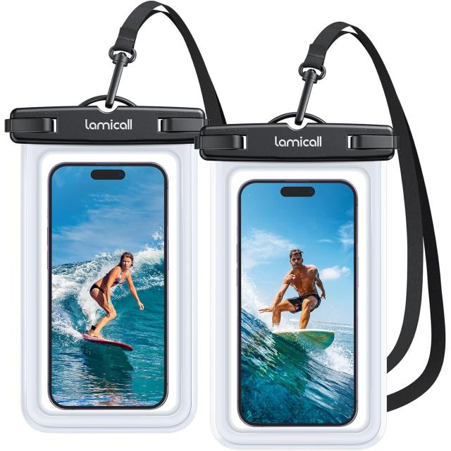 Lamicall Waterproof IPX8 Phone Pouch Pool Beach Case