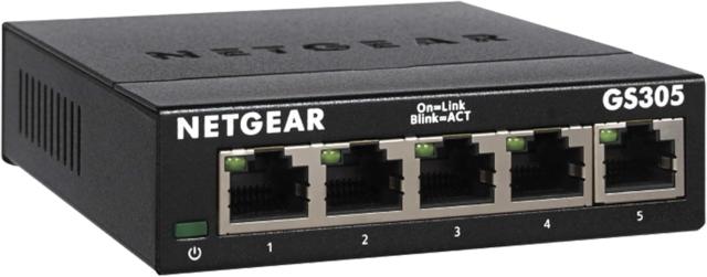 Netgear 5-Port Gigabit Ethernet Unmanaged Network Switch GS305