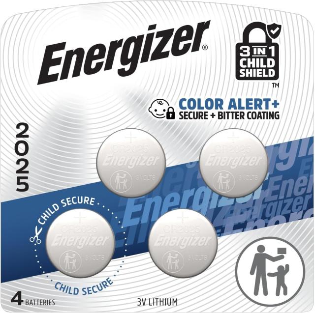 Energizer CR2025 Batteries 4 Pack
