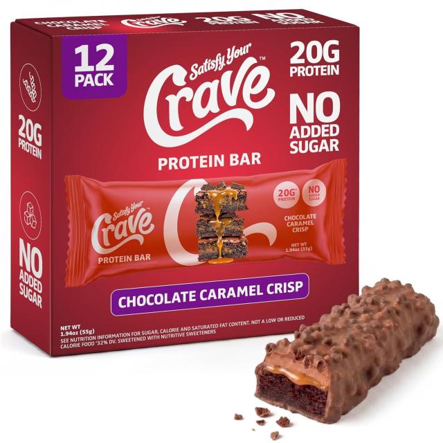 Satisfy Your Crave Protein Bars 12 Pack