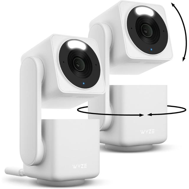 Wyze Cam Pan v4 Home Security Camera 2 Pack