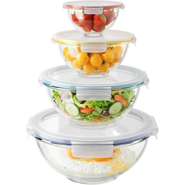 Genicook Nesting Glass Mixing Bowl Set