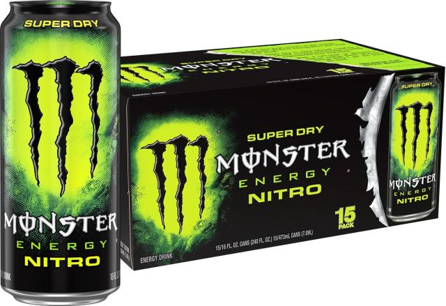 Monster Energy Nitro Super Dry Energy Drink 15 Pack