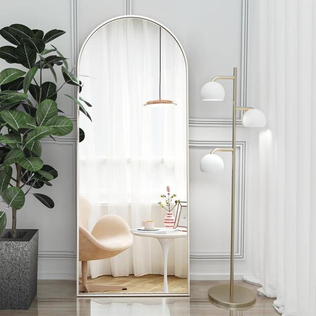 Wayfair Arched Metal Oversized Full Length Mirror