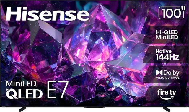 Hisense 100in 100E7SF Cinema Hi-QLED Smart Fire TV
