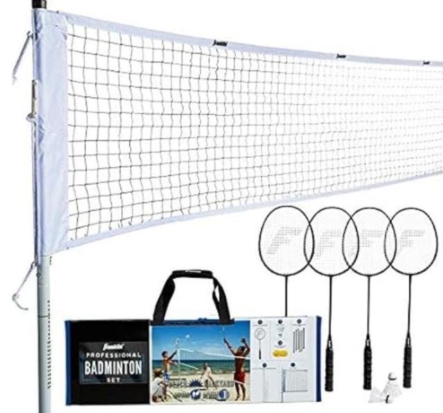 Franklin Sports Badminton Net and Racket Set