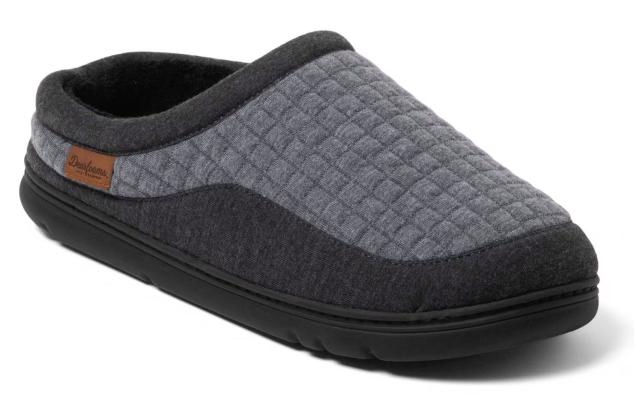 Dearfoams Cozy Comfort Mens Lounge Clog Slipper