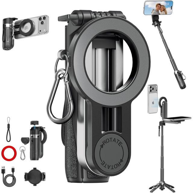 VigorLife 4-in-1 Mini Magnetic Selfie Stick