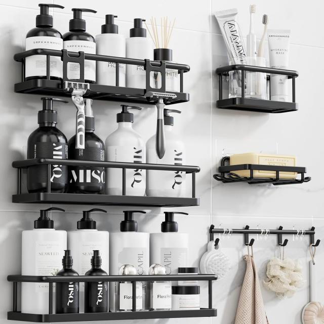 Yasonic Shower Caddy Adhesive Shower Shelves