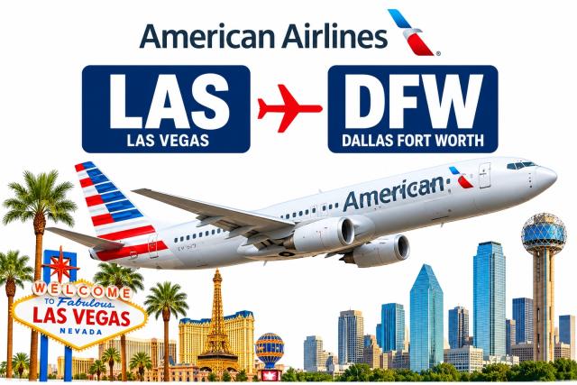 Roundtrip Flights Between Las Vegas and Dallas Texas