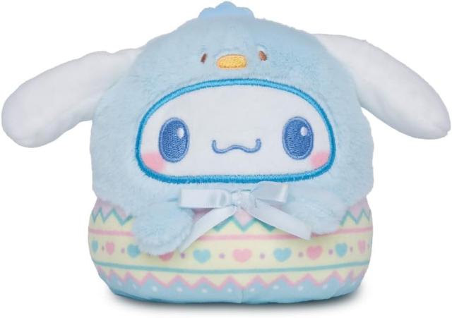 TeeTurtle Reversible Sanrio Cinnamoroll Easter 4in Flip Plushie