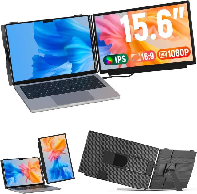 15.6in 1080p FHD Laptop Screen Extender by Flytocca