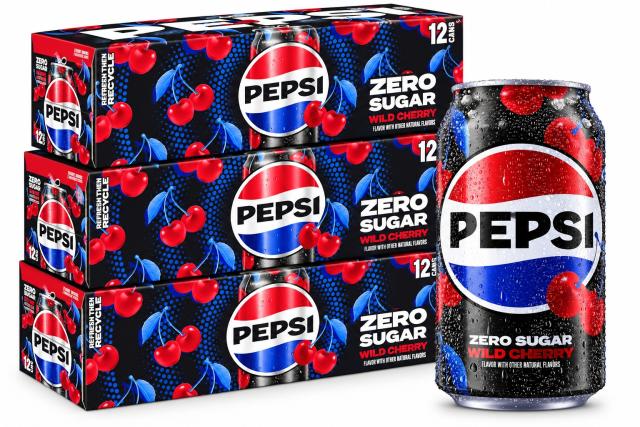 Pepsi Zero Sugar Cola Wild Cherry Soda 36 Cans