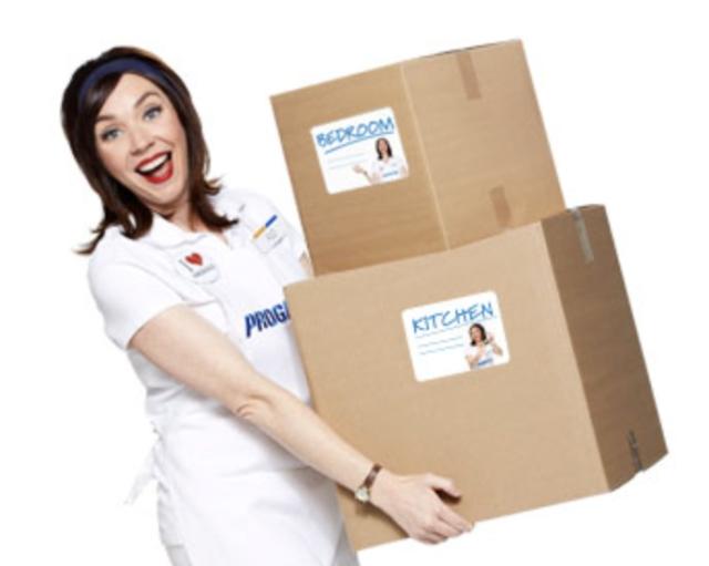 Free Moving Box Labels Progressive