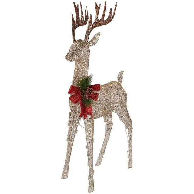 Northlight 48in Freestanding Reindeer Yard Decoration