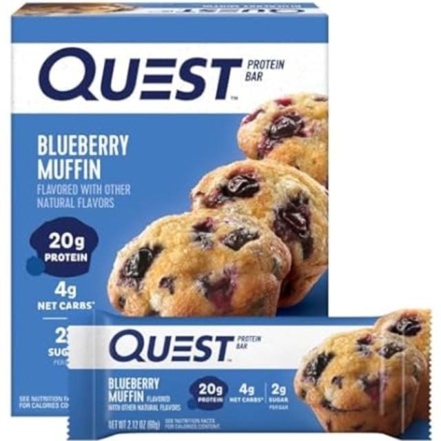Quest Nutrition Blueberry Muffin Protein Bar 4 Pack