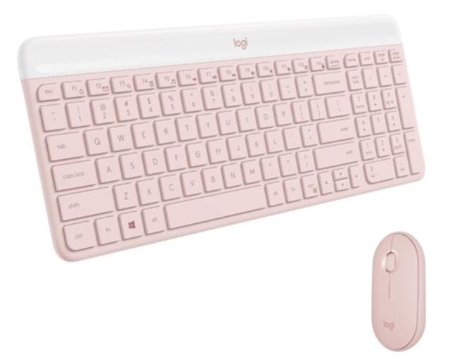 Logitech MK470 Slim Wireless Keyboard & Mouse Combo Rose