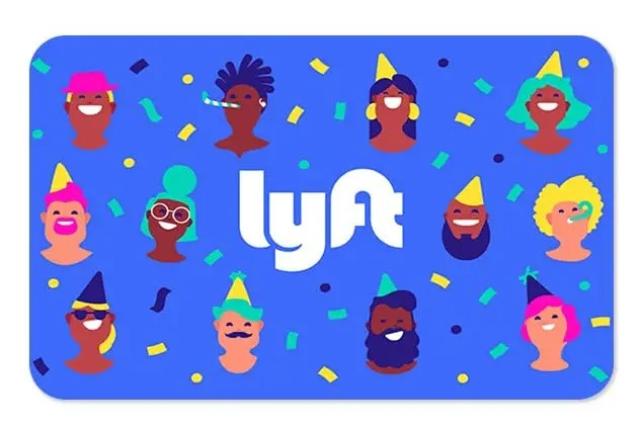 Lyft Rides Discounted Gift Card