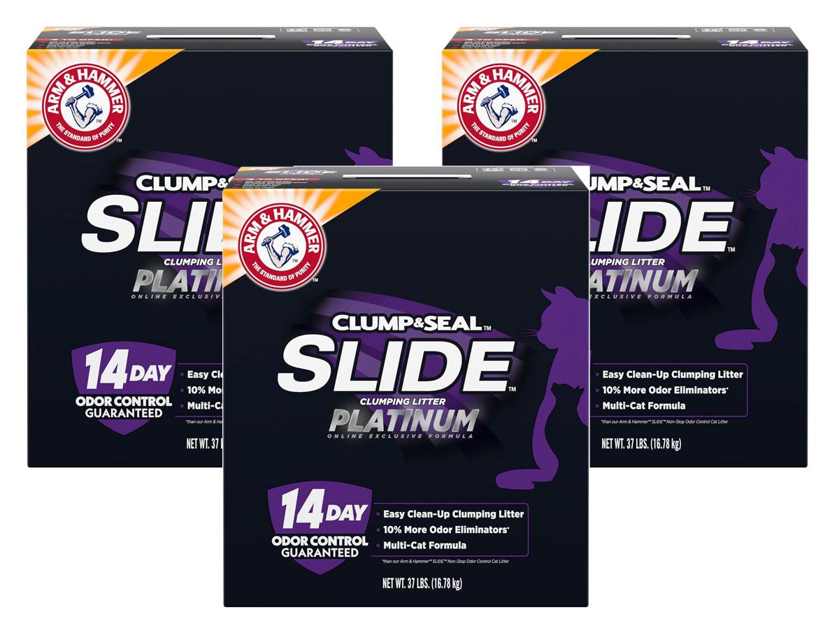 3x Arm and Hammer Platinum Cat Litter + $30 Credit for $82.22 Shipped