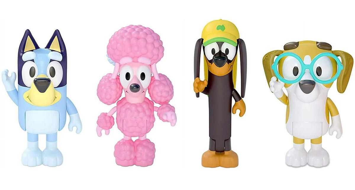 Bluey Figurine Sets 4-Piece for $4
