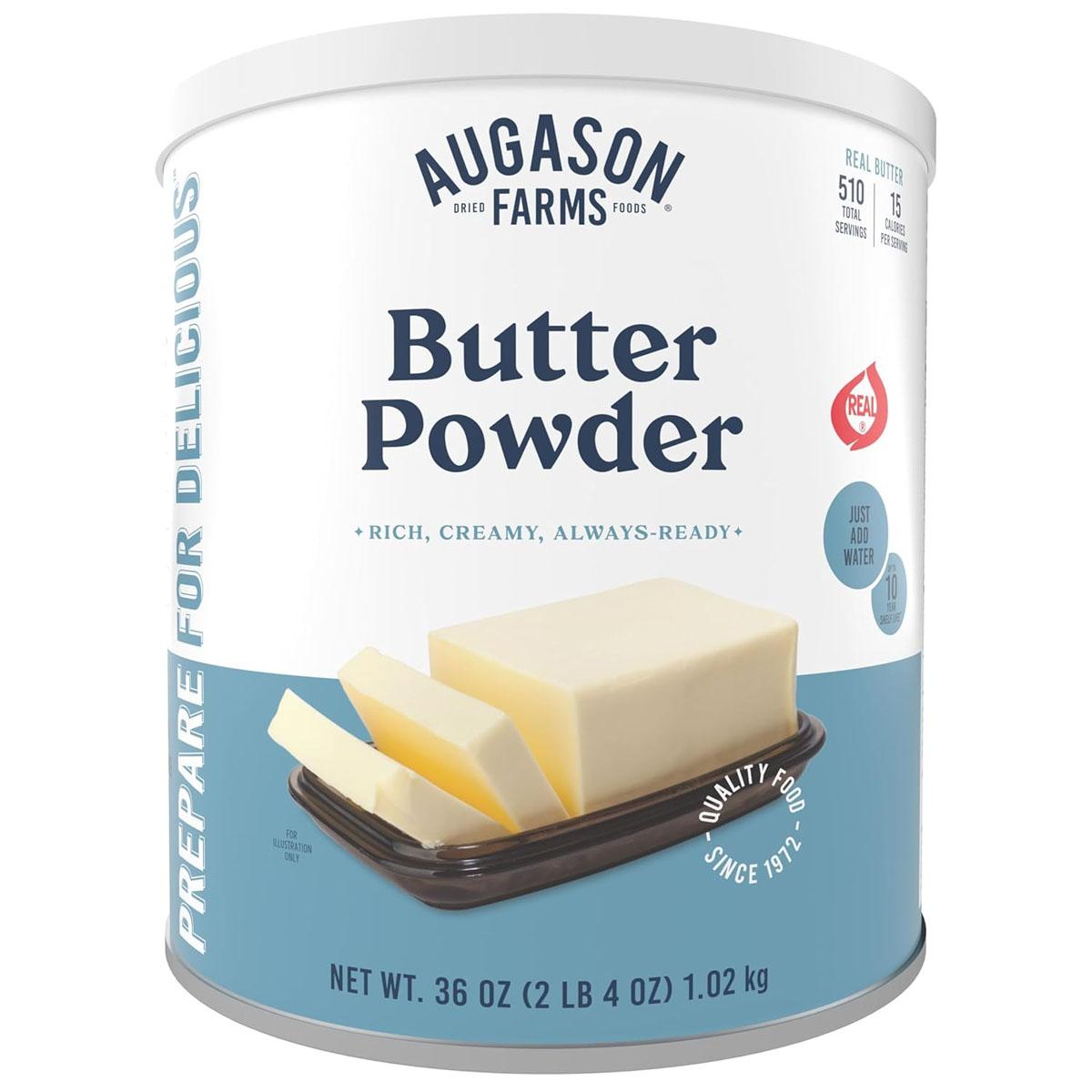 Augason Farms Butter Powder Emergency Food Supply Can for $19.94