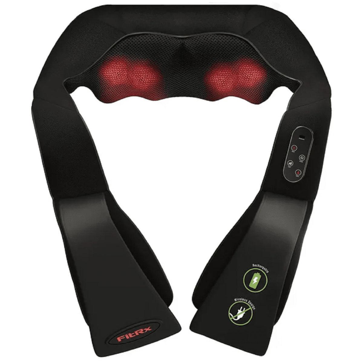 FitRx Shiatsu Heat Shoulder and Back Massager for $29.97