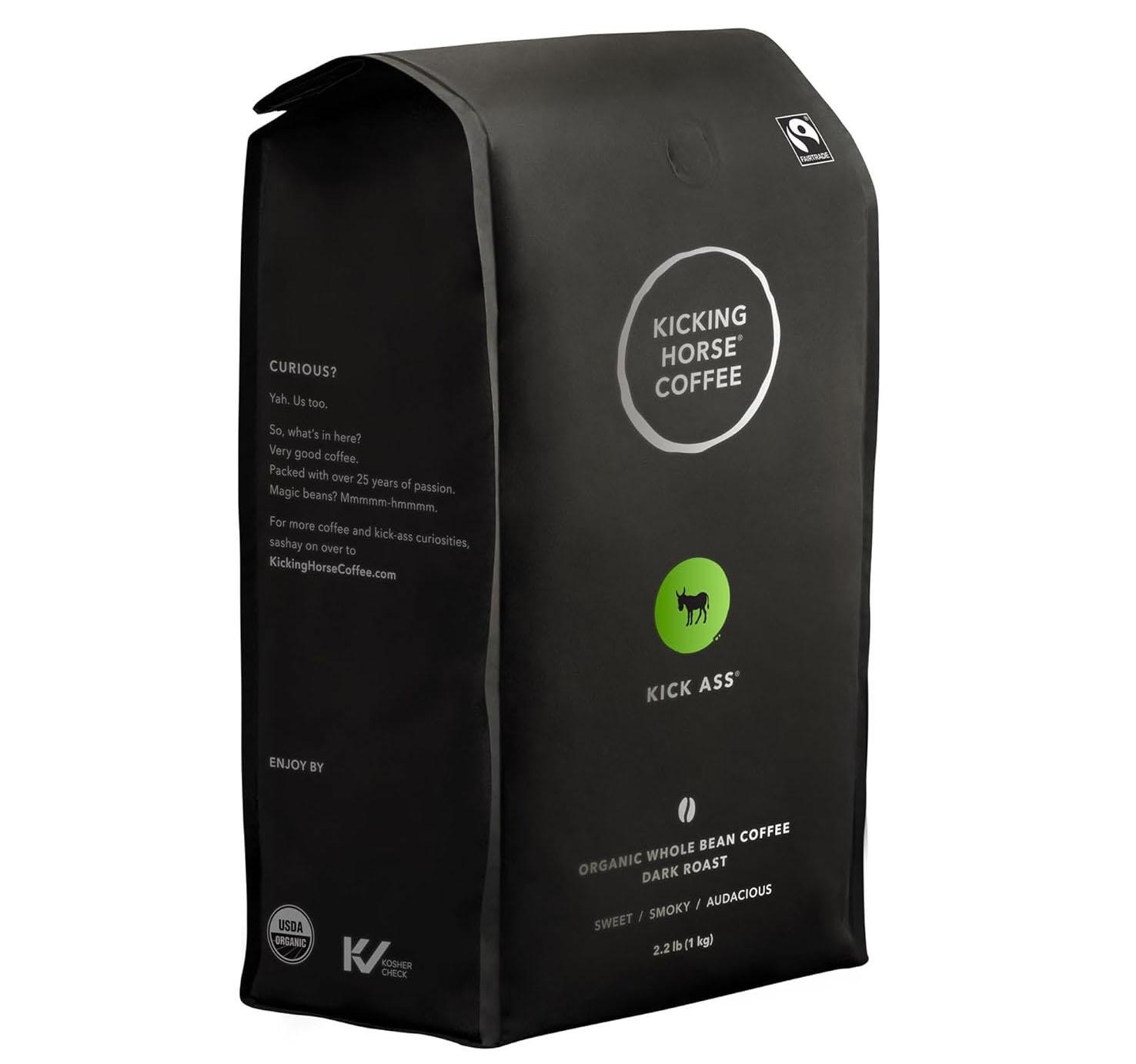 Kicking Dark Roast Organic Horse Coffee for $14.06