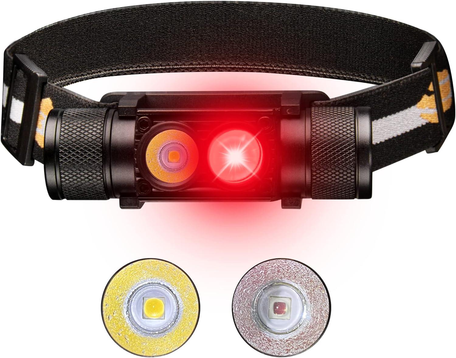 Sofirn 77outdoor D25LR Headlamp with Red LED for $17.99