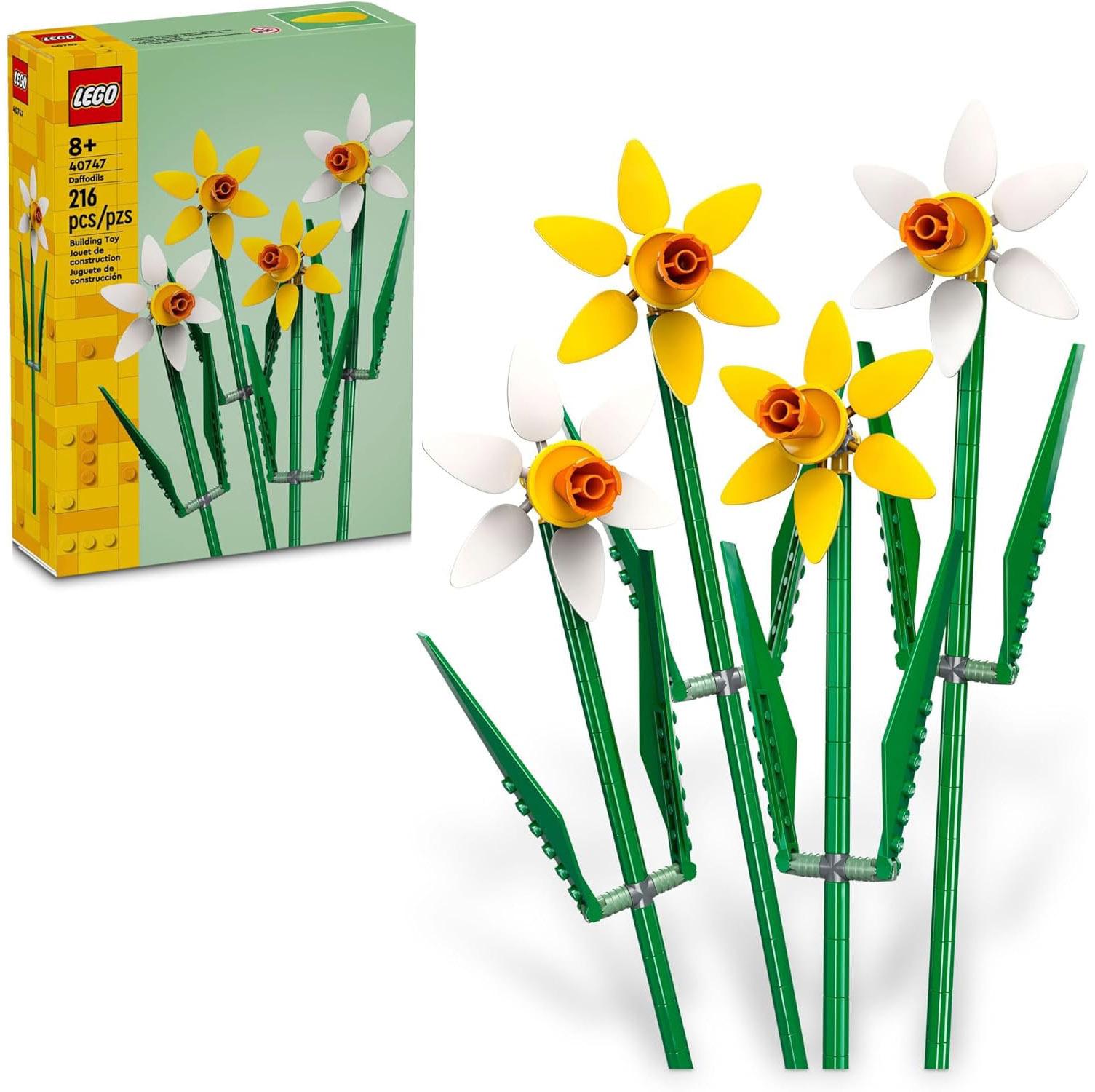 Lego Daffodils Decor Display Building Toy 40747 for $8.39