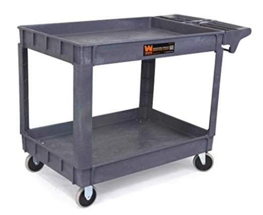 Wen 500lb Capacity Extra Wide Service Utility Cart for $84.99