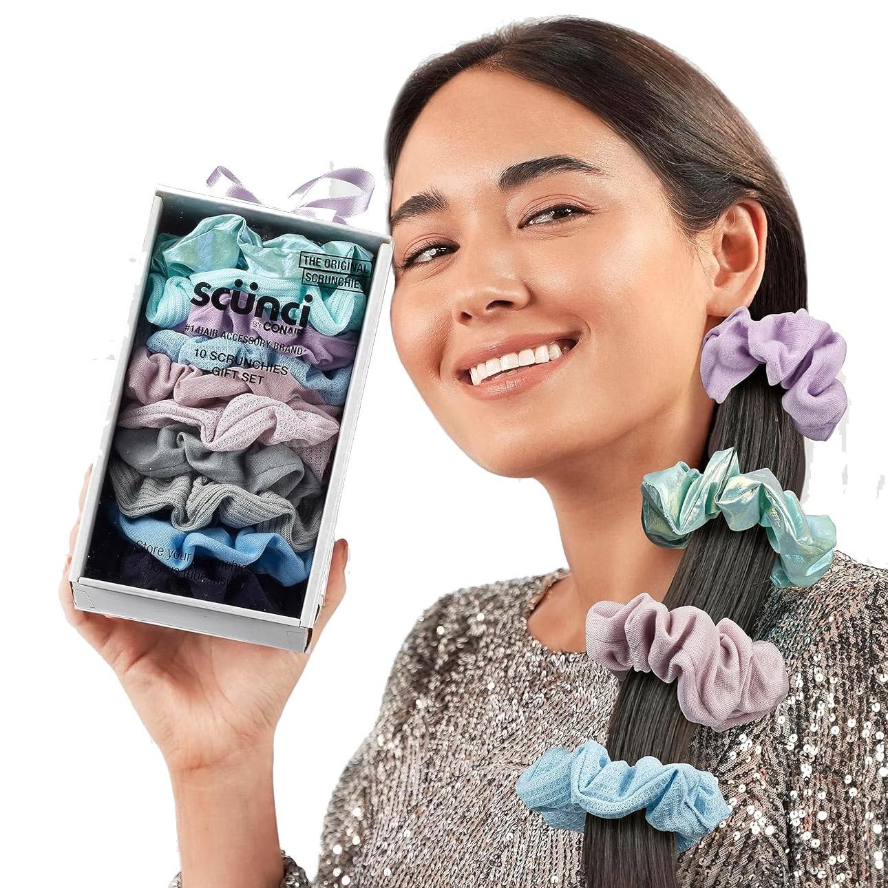 Scunci by Conair Gift Set 10 Scrunchies for $4.73