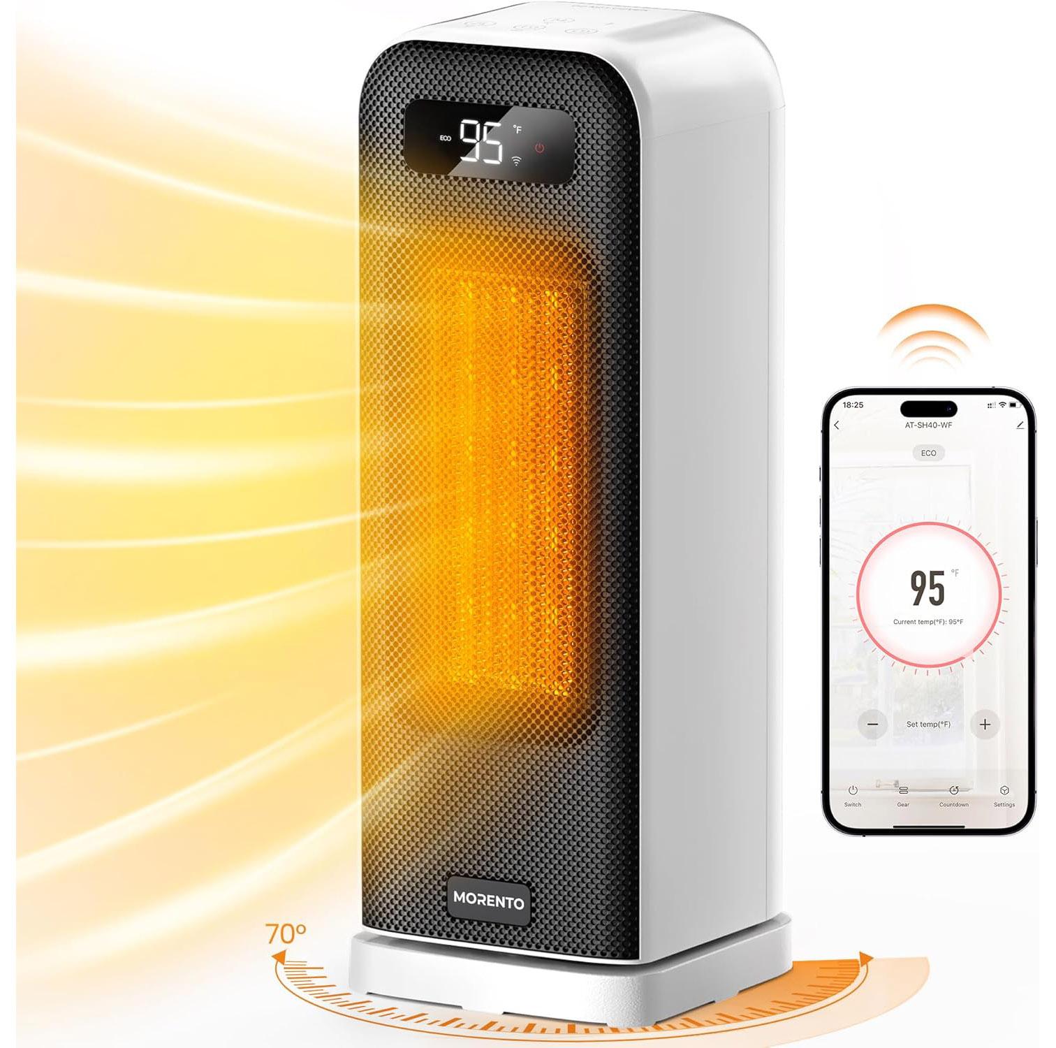 Morento 1500 Electric Space Heaters for $45.59 Shipped