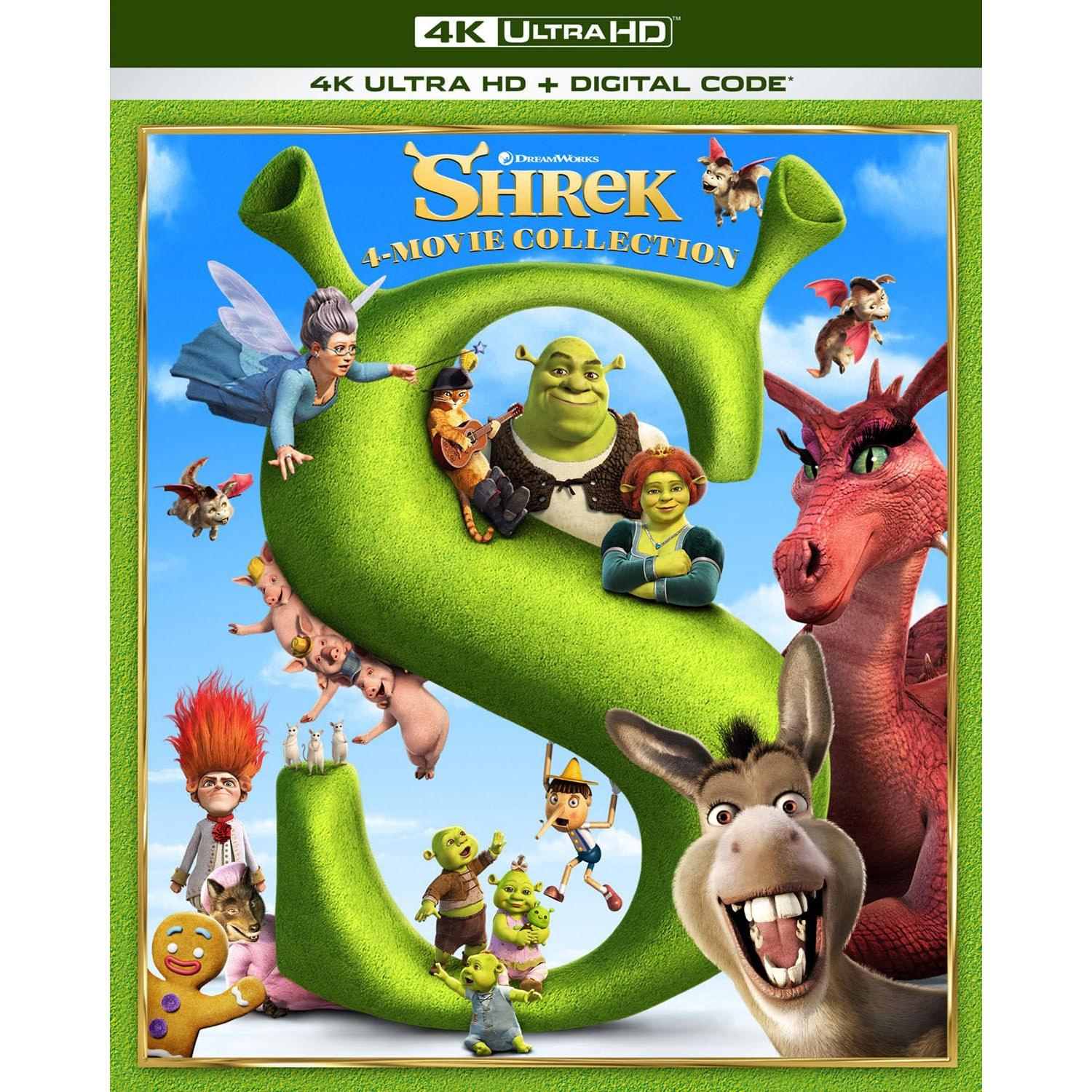 Shrek 4-Movie Collection 4K Ultra HD for $32.99